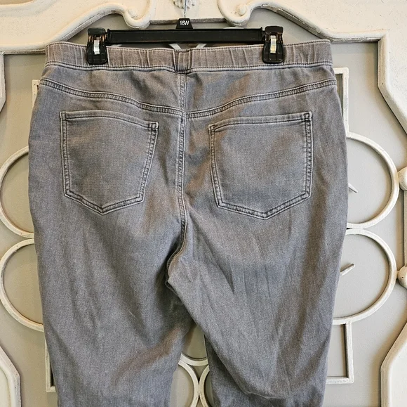 Simply Vera Vera Wang Gray Denim Jeggings guc (Z52) - Picture 3 of 3